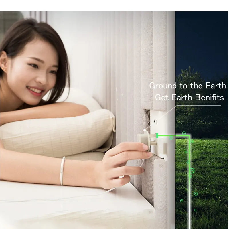 Earthing Bed Sheet/Mat Keeps you well-grounded and connects you to Earth / Nature while sleeping