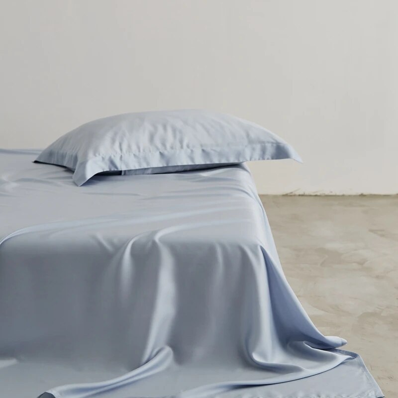 4/6PCS Bamboo Bed Sheet Set Luxury Eco Friendly Wrinkle Free Bedsheet Bedding Sets Soft Home Textiles